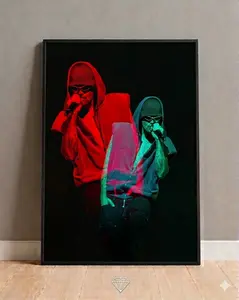 [Unframed] JT Coachella Weekend 1-2 Poster HD canvas print of JT, wall art, room decoration in an aesthetic style for music lovers, music show fans, birthday gifts.