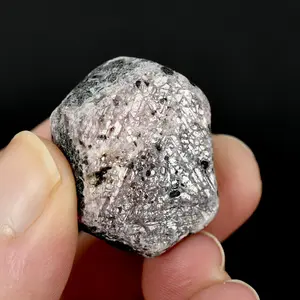 1.2in 25g Hexagon Ruby Corundum Crystal Record Keeper, Natural Raw Ruby Crystal, i41