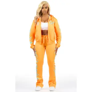 Nakesha Orange Stacked Track Set