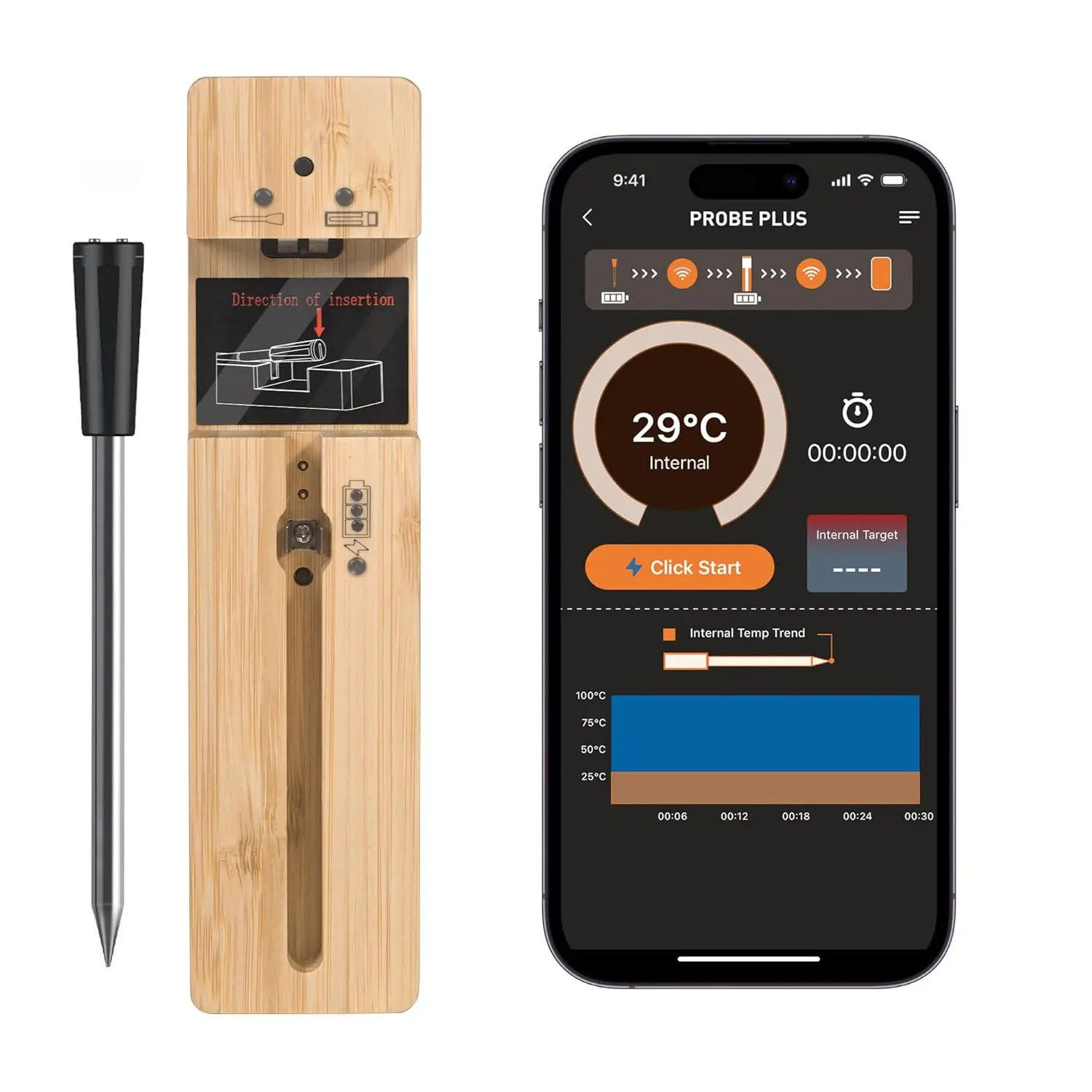 Wireless Smart Meat Thermometer kitchen  gadgets Utensils Water Proof