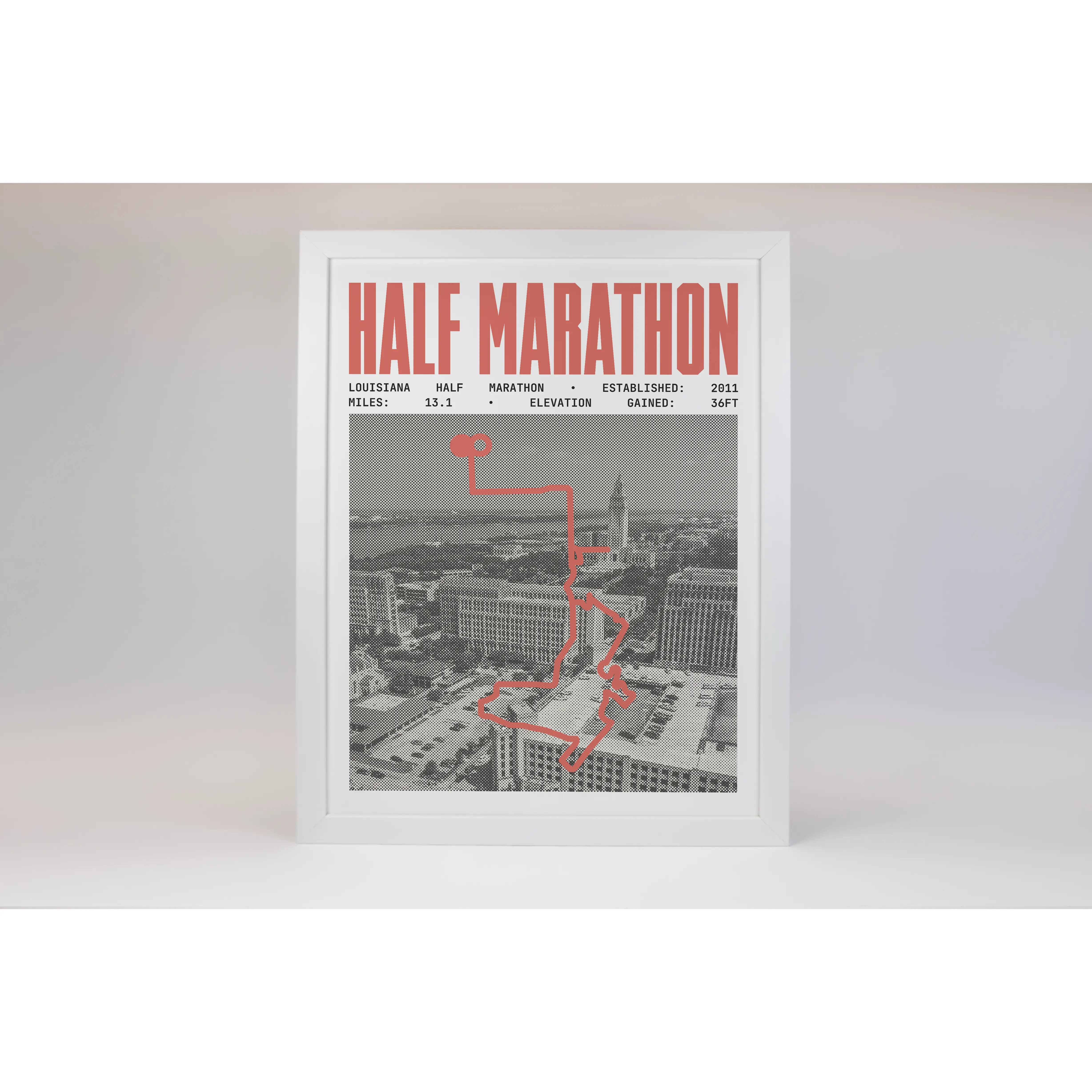 Louisiana Half-Marathon Poster