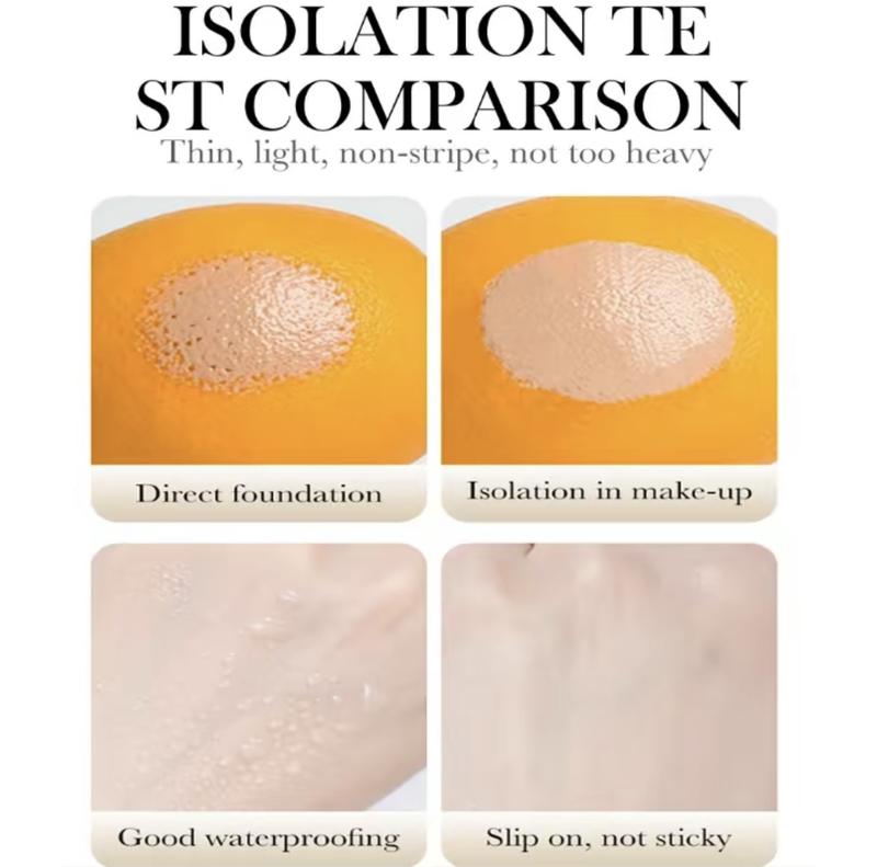 3-in-1 Color Correcting Facial Serum,Moisturizing Primer, , SPF 50 PA++ +Brightening Primer for Even Skin Tone, OilControl & Refreshing, Purple, Pink & GreenTones