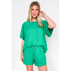 Casual Classic Elastic Waist Shorts