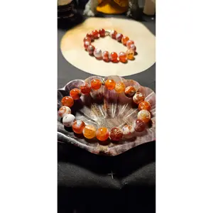 Red Fire Agate Bracelet