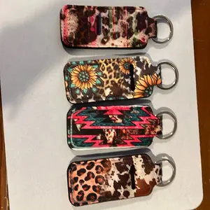 Portable Chapstick Holders, Keychain-Attached Lip Balm Carriers for Women, Compact On-The-Go Lip Care Accessories