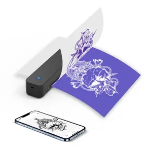 Wireless Tattoo Template Printer, 1pc Portable Document Printer, Photo Printer for Artists and Students, Office Supplies