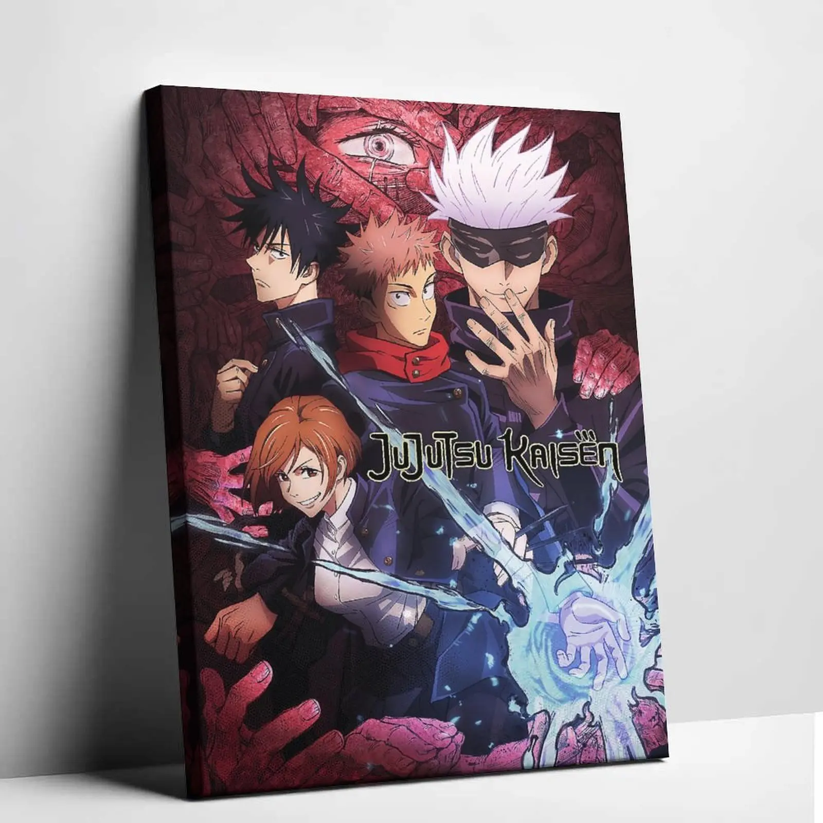 Anime    Print Jujutsu Kaisen Canvas   Hot Anime  Gojo Itadori Fushiguro Megumi Prints Cool Gaming Room Decor Sorcerer Manga Character Home Decoration Gift For Otaku Fans
