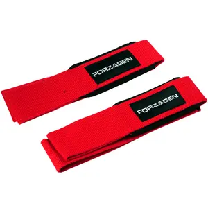 Lifting Wrist Straps Pair Padded Neoprene with 18 inch Cotton