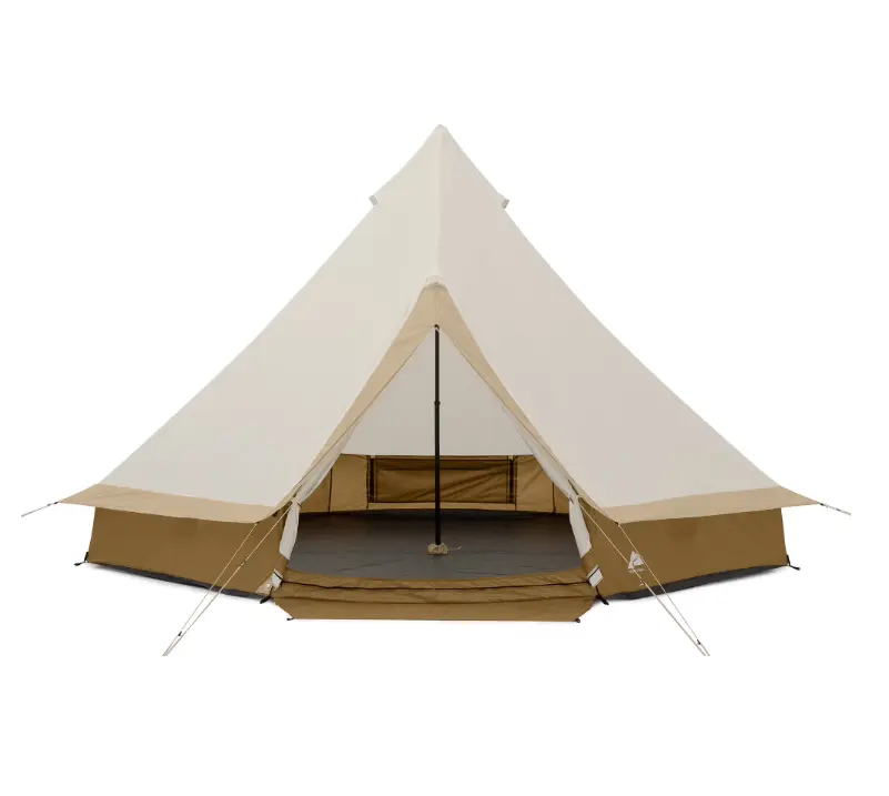 Ozark Trail 8-Person Bell Tent with String Lights, 15 ft x 15 ft, 22.57 lb