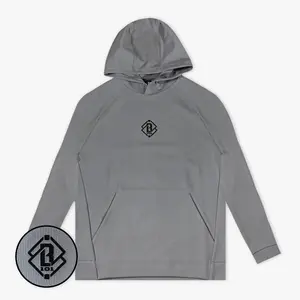 Diamond Tech Jacquard Hoodie - Gray