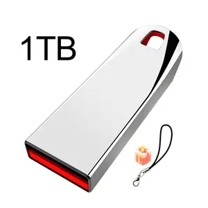 High Speed USB 3.0 Metal Pendrive 1TB 2TB Portable Memory Stick 128GB 512GB Waterproof Flash Drive Mini Metal Memoria USB External Storage Device for PC Laptop Computer Data Backup