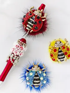 DIY Seven-Pointed Beetle Bead Pendant Necklace, Creative Gift Idea, Handmade Jewelry Making Supplies, Unique Accessory for Women & Girls, Beads Charms Accessories