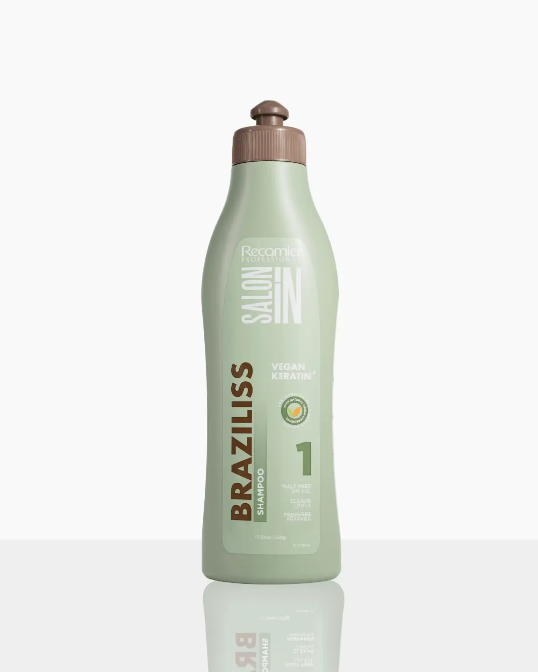 Braziliss Clarifying Shampoo | Deep Cleanse & Prep for Straightening | Keratin, Argan Oil, Shea Butter & Jojoba Oil | Salt-Free, Cruelty-Free