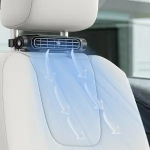 Powered car seat cooling fan - adjustable wind speed, suitable for portable rear seat coolers in SUVs, sedans, RVs, and trucks - instantly relieves seat heat, enhances air circulation, portable cooler