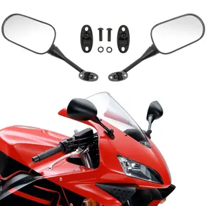 Dreamizer Black Aftermarket Rearview Mirrors For 2003-2012 Honda CBR600RR 2004-2007 CBR1000RR Style Racing Mirrors