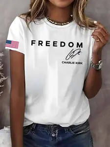 (Add American Flag) Charlie Kirk Freedom Shirt, Justice for Charlie Kirk Shirt, Charlie Kirk Quote Shirt Freedom