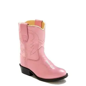 Old West Toddler Pink Roper Boot