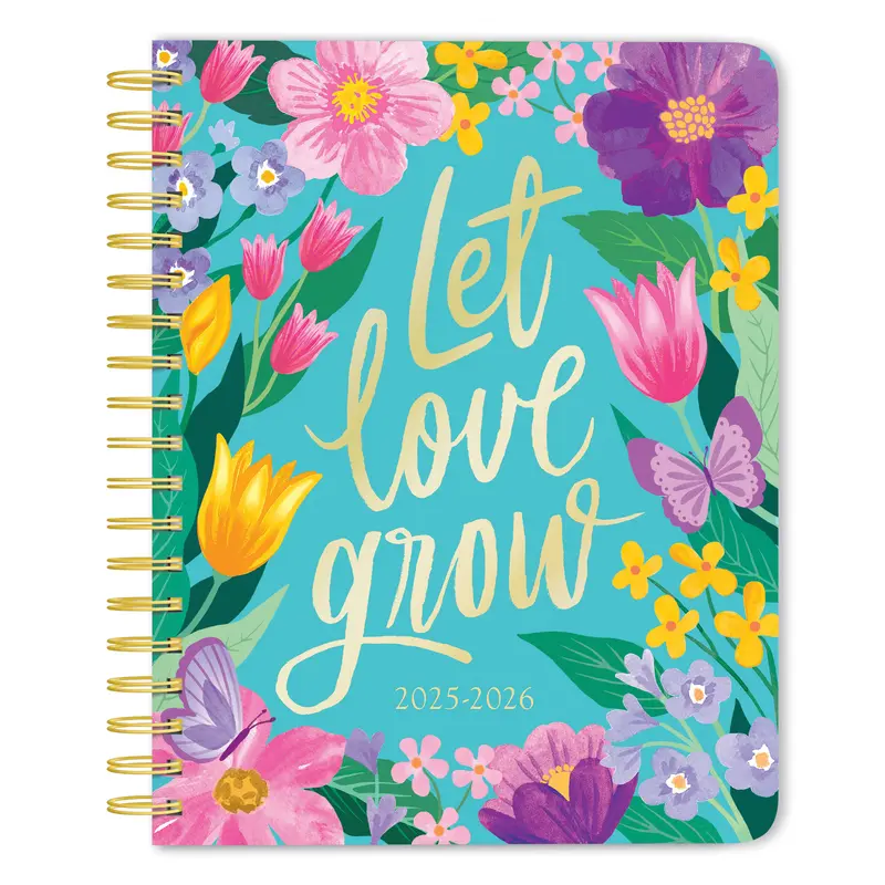 Bonnie Marcus OFFICIAL | 2026 6 x 7.75 Inch 18 Months Weekly Desk Planner | Foil Stamped Cover | July 2025 - December 2026 | Plato | Fashion Designer Stationery 0