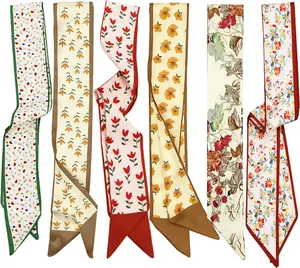 Purse Scarf Handbags For Women Skinny Hair Neck Accessories Scarves With Bag Scarfs Handle Fashion Lightweight