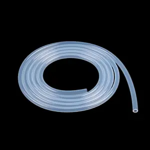 Food Grade Clear Pure Silicone Tubing 1/8" ID x 3/16" OD 9.84 FT, High Temperature Silicone Hose Tube Multiple Sizes for Home Wine Making