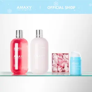 AMAXY 3-Step Everything Hair Care Routine – Soluge Hydration Shampoo & Conditioner Set + Miracle Bonding Serum | Oil Control, Volume & Shine | 3 Minutes Hair Repair, No Rinse, Soft and Shine