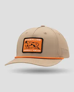 Hardball Hunter Five Panel Rope Cap - Khaki