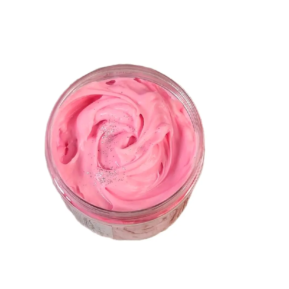 Pink Dragonfruit Whipped Body Butter. Handmade Shea & Mango Butter Body Frosting. All Natural Non Greasy Emulsified Body Butter Nourishing