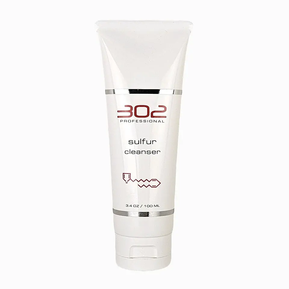 302ProfessionalSkincare Sulfur Facial Cleanser - Mild Formula for Effective Facial Cleansing, Normal, Facial Wash