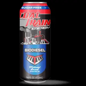 Coal Train Energy Drink Sugar Free Biodiesel