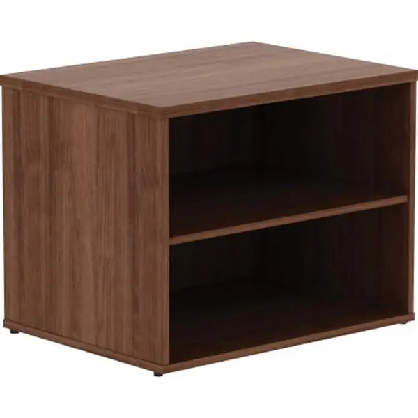 Lorell LLR16232 Walnut File Storage Cabinet Credenza