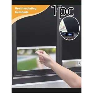 Retractable blackout roller shades, UV-blocking roller shades, and easy-to-install thermal pull-down shades, suitable for windows, doors, and RVs