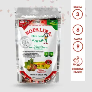 Nopalina Flax Seed Fiber - Gut Health, Digestion & Colon Support - Fitness Edible