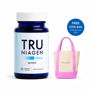 Tru Niagen 300mg - 30 ct | Capsules, Dietary Supplement | Clinically Proven NAD+ Booster