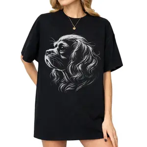 Comfort Colors Cavalier King Charles Spaniel Shirt, Cavalier Dog Graphic Tee, Dog Lover Gift