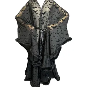 Draculina Boudoir Feathered Robe