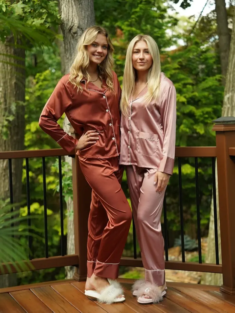 Bridesmaid Pajamas, Bridal Party Gifts, Bridesmaid Gifts, Bachelorette Party Gifts, Custom Pajama Set