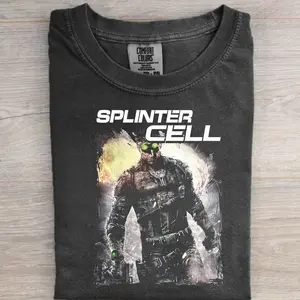 Splinter Cell Shirt, Tactical Stealth Soldier Graphic Tee, Night Vision Gamer T-Shirt, Military Action Game Shirt, FPS Stealth Aesthetic Tee, Combat Operative Graphic, Comfort Colors Cotton Unisex Gift
