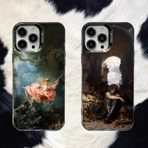 Renaissance Art Paintings Phone Case For iPhone17, 16,15,14,13,12,11,8,7,Pro,Max,Plus,Mini,XS,SE Anti Fall Black Matte Hard