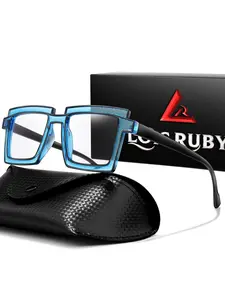 Trendy Geometric Unique Geometry Fashion Glasses with Decorative Lenses + Case + Gift Box, Music Festival Party Costume Accessories, Casual Daily Wear, Halloween Valentine's Day Gifts