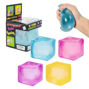 Ice Cube Squeeze Toy — A Slow-Rising Sensory Stress Reliever. Helps alleviate anxiety and release tension; a soft, tactile fidget toy suitable for both children and adults