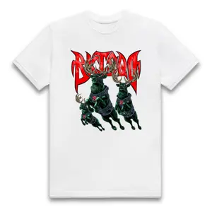 GAME DEER WHITE TEE - BUCKETSQUAD Adult & Youth T-shirt