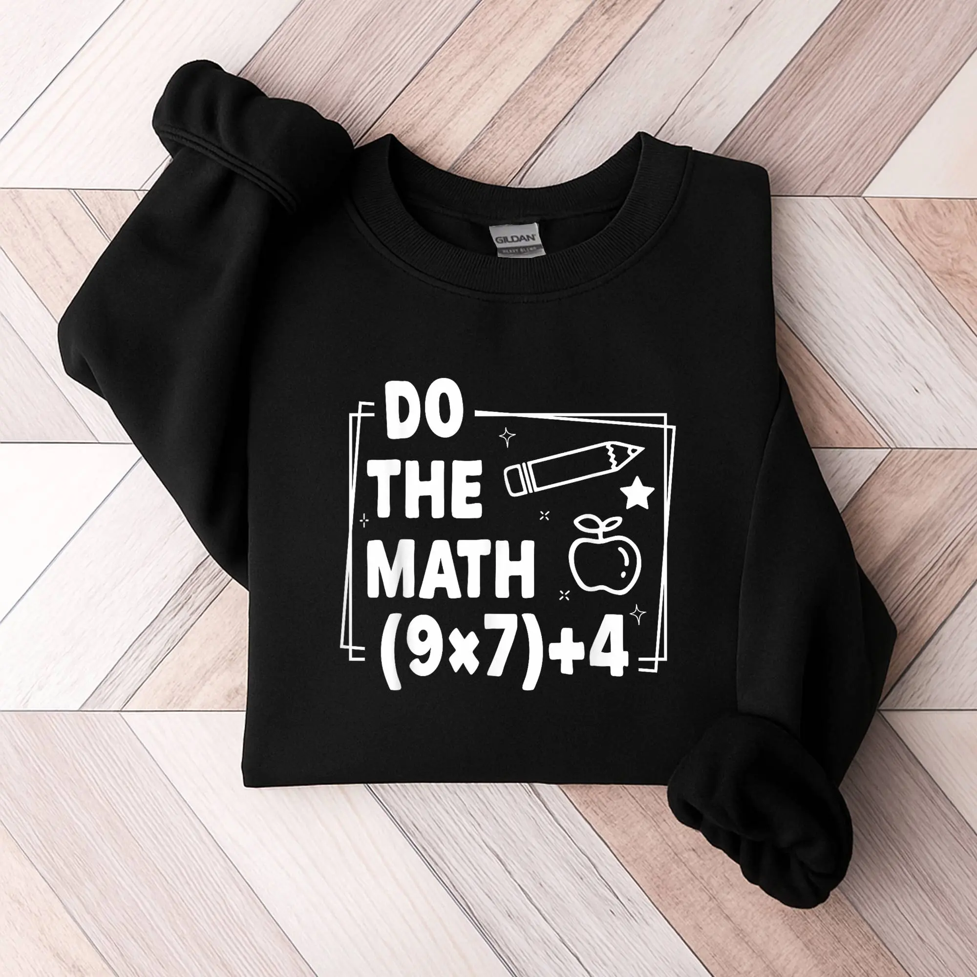 Do the Math Christmas 67 Meme T-Shirt, Sweatshirt & Hoodie Funny PEMDAS Teacher Holiday Joke Apparel