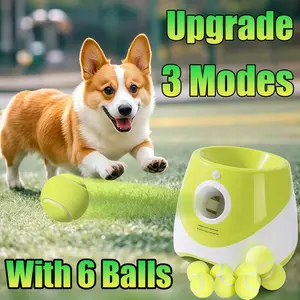 Dog Tennis Ball Launcher Dogs Chase Automatic Toys Automatic Fun Interactive Machine Fun Interactive Catapult Throw Rechargable