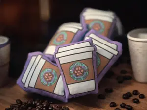 Catnip Filled Cat Toy - To Go Cup Coffee Cup Catnip 1.5 x 3"