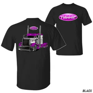 Peterbilt Highway Beast Cotton T-Shirt, Unisex Casual Classic Prints, Comfort Top, Fierce Truck Graphic, Relaxed Fit for Long Drives, Awesome Gift for Trucking Enthusiasts