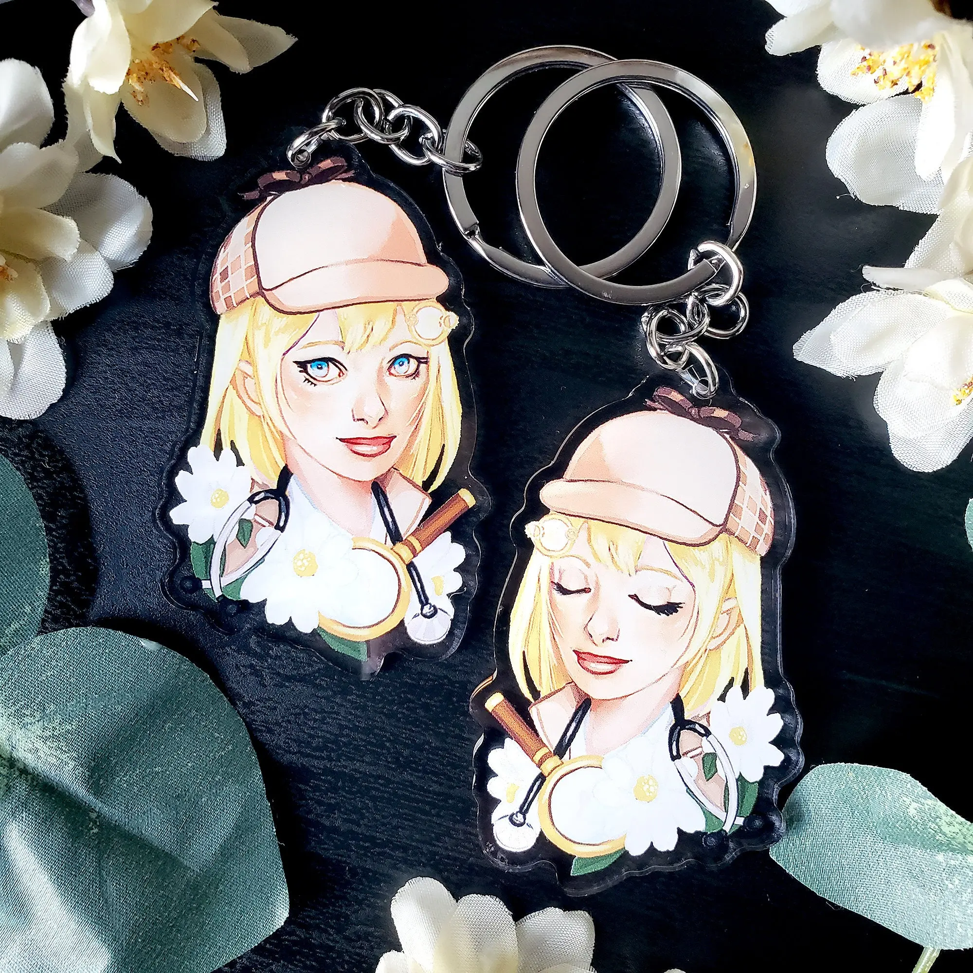 Vtuber Amelia Watson - Hololive EN -  2.5" Double-Sided Acrylic Keychain