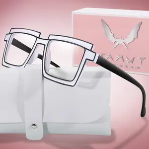 Fashion Unisex Reading Glasses, 2D Animation Framed Reader, Lightweight and Stylish.