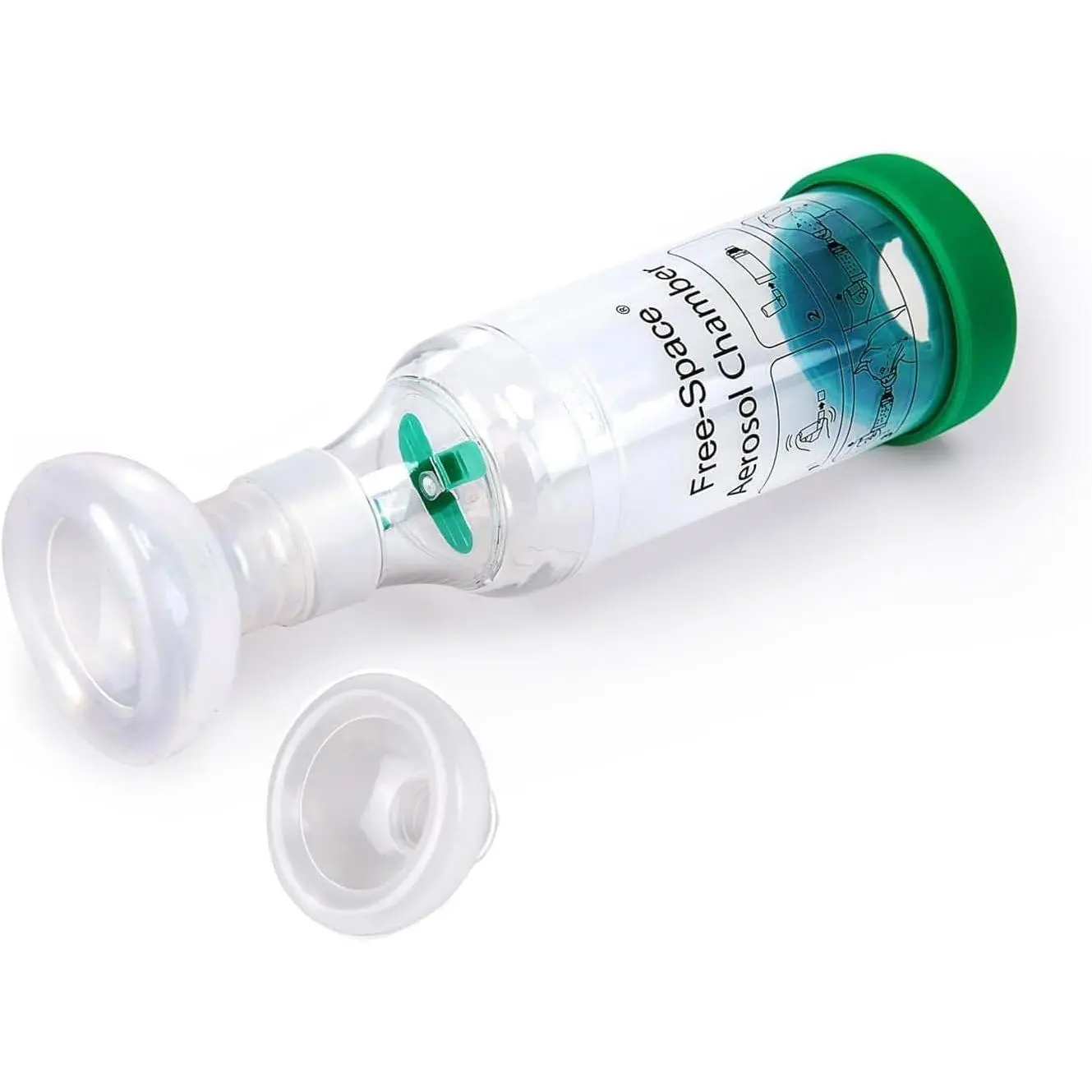 Pet Aerosol Chamber Inhaler Spacer for Cats, Dogs, Kittens and Puppies, 3 Size Masks with Flow Visual Indicator, Works with All MDI Inhalers | 3 Size Masks with Flow Visual Indicator, Works with All MDI Inhalers