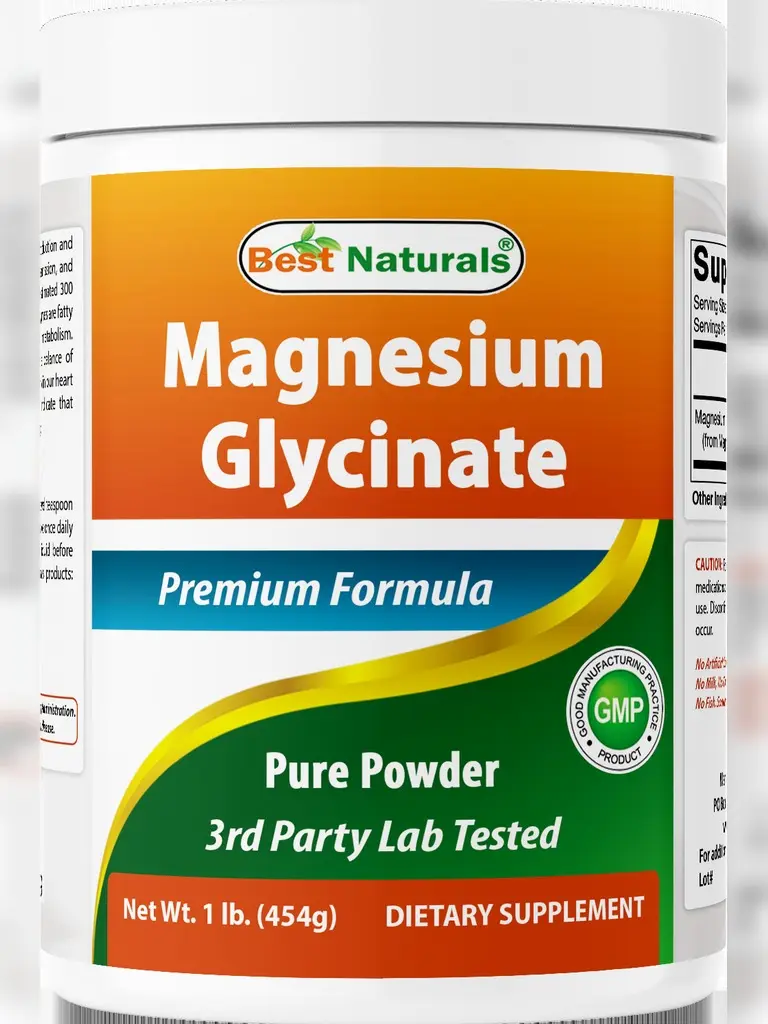Best Naturals Magnesium Glycinate Powder - 1 Pound Best Naturals Magnesium Glycinate Powder - 1 Pound