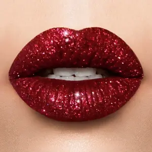 Red Bottom & vamp Glitter lips